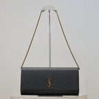 YSL Kate Clutch Bag Black Caviar Leather