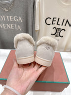 LP 25S SUMMER CHARMS WALK LOAFERS IN LIGHT GRAY SUEDE AND FLEECE