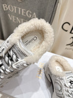DIOR CHRONO SNEAKER 25S IN WHITE LAMBSKIN AND MESH FABRIC STYLE 7