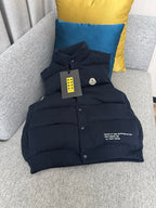 MONCLER 25S DOWN VEST IN BLACK 066