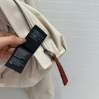 Loewe Draped Jacket Ivory Lambskin