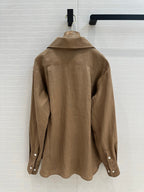 LP BROWN LINEN SHIRT 264294