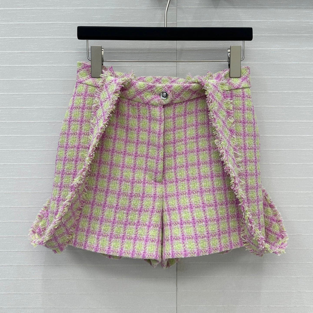 CC HIGH-WAISTED TWEED SHORTS 268288