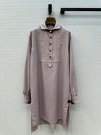 LP LINEN SHIRT DRESS 268356