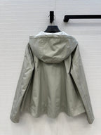 LOEWE HOODED JACKET WITH EMBROIDERED LOGO 276080
