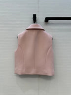 CHANEL 25S KNIT VEST WITH TWO HEART-SHAPED POCKETS 346