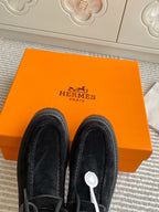 HM 25S ANKLE BOOTS IN BLACK SUEDE