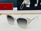 C DE BUTTERFLY FRAME SUNGLASSES 530154 IN METAL AND ACETATE