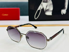 PREMIÈRE GEOMETRIC FRAME SUNGLASSES CT0492S IN METAL