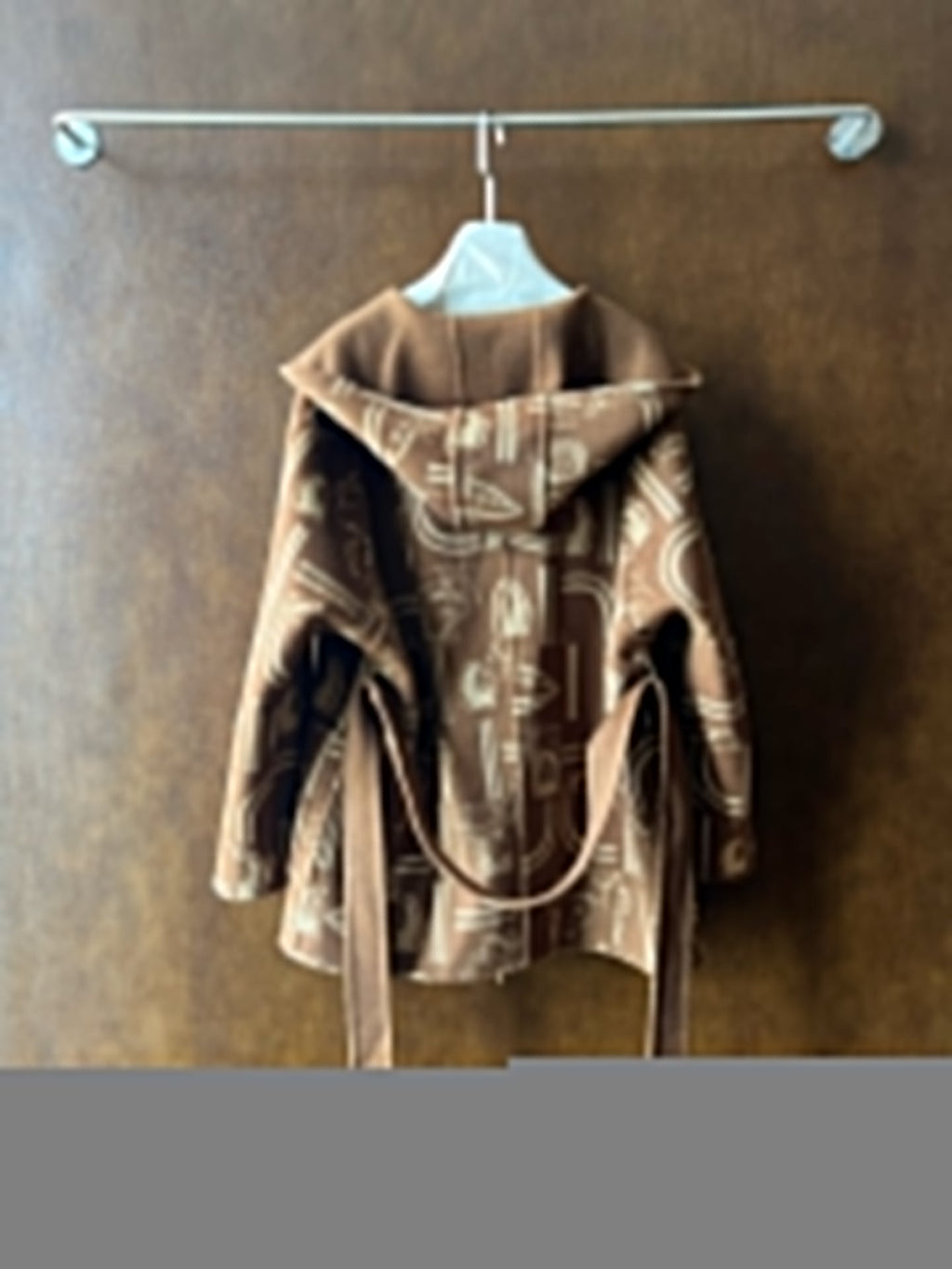 HERMES 25S REVERSIBLE LONG HOODED COAT 046
