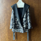 HERMES 25S REVERSIBLE LONG HOODED COAT 047