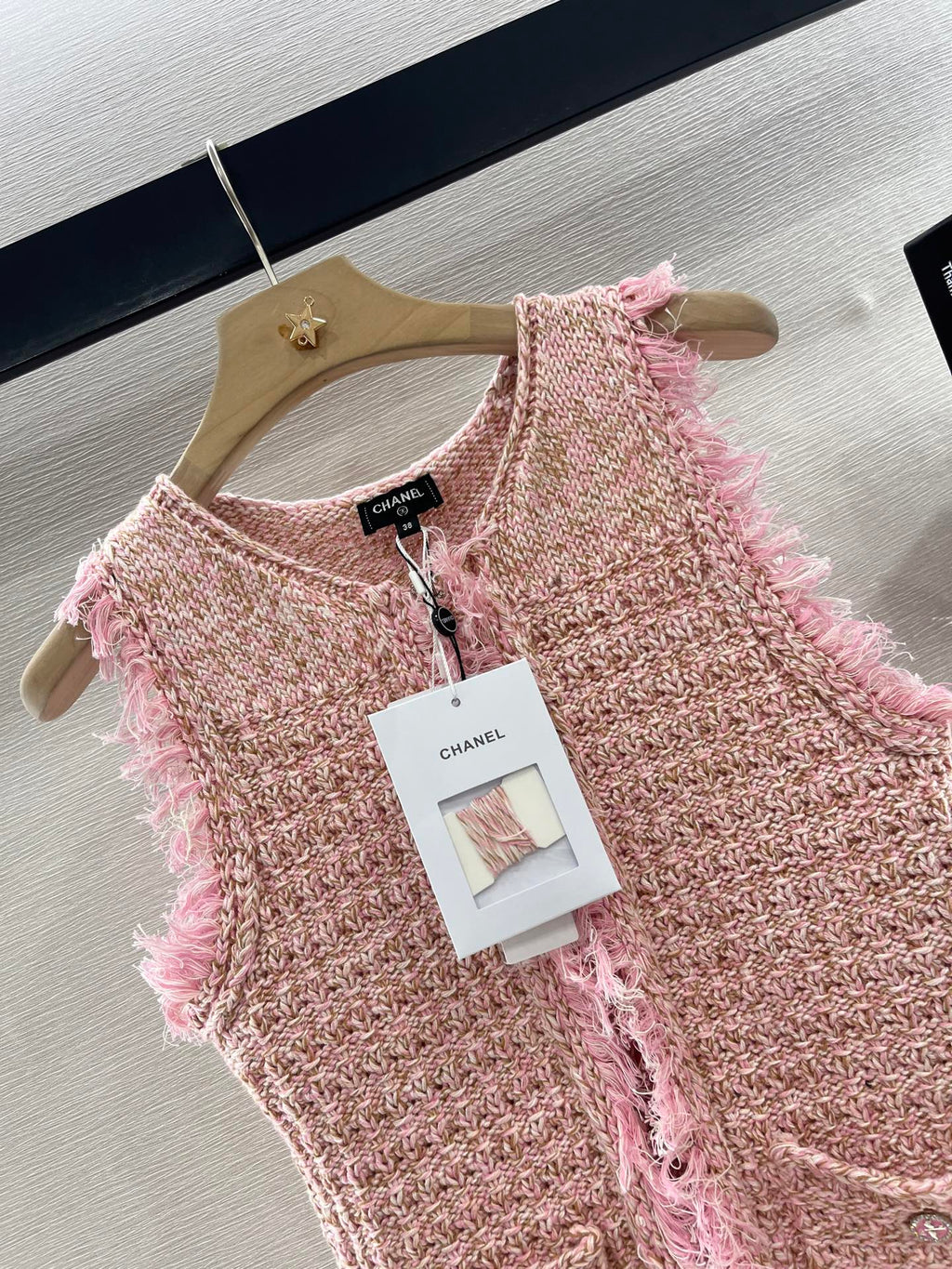 ROUND NECK VEST 25S IN COTTON 265659