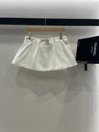 MIUMIU DENIM JACKET AND SKIRT SET 274647