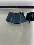 MIUMIU DENIM JACKET AND SKIRT SET 274644