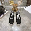 CD STAR SNEAKER 4CM IN BLACK AND WHITE MESH FABRIC