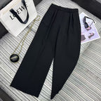 LOEWE STRAIGHT-LEG PANTS WITH EMBROIDERED LOGO 274390