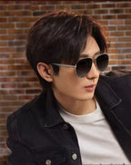 AVIATOR FRAME SUNGLASSES G1203 IN METAL