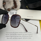 SQUARE FRAME SUNGLASSES G2242 IN ACETATE AND METAL