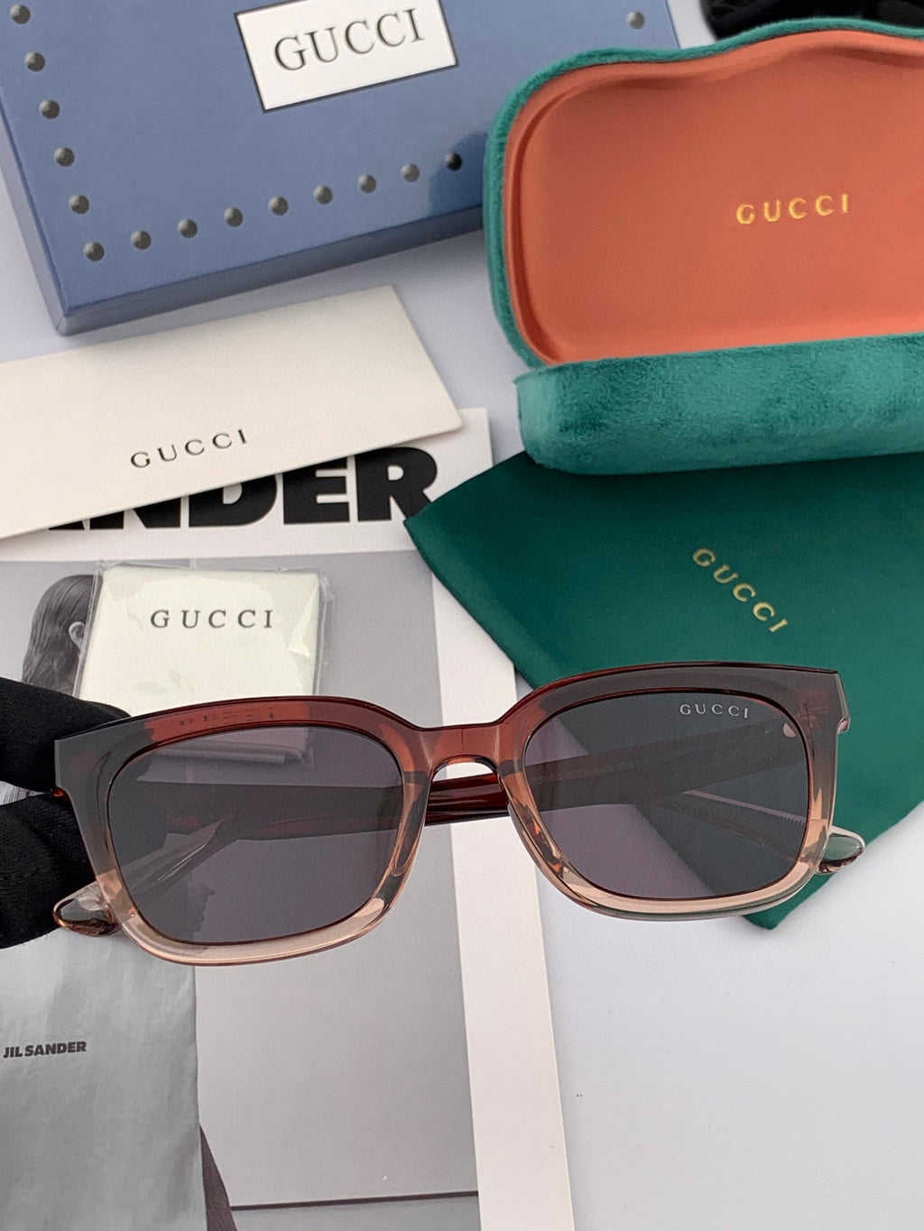 SQUARE FRAME SUNGLASSES G5108 IN ACETATE
