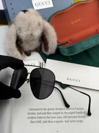 AVIATOR FRAME SUNGLASSES G2203 IN METAL