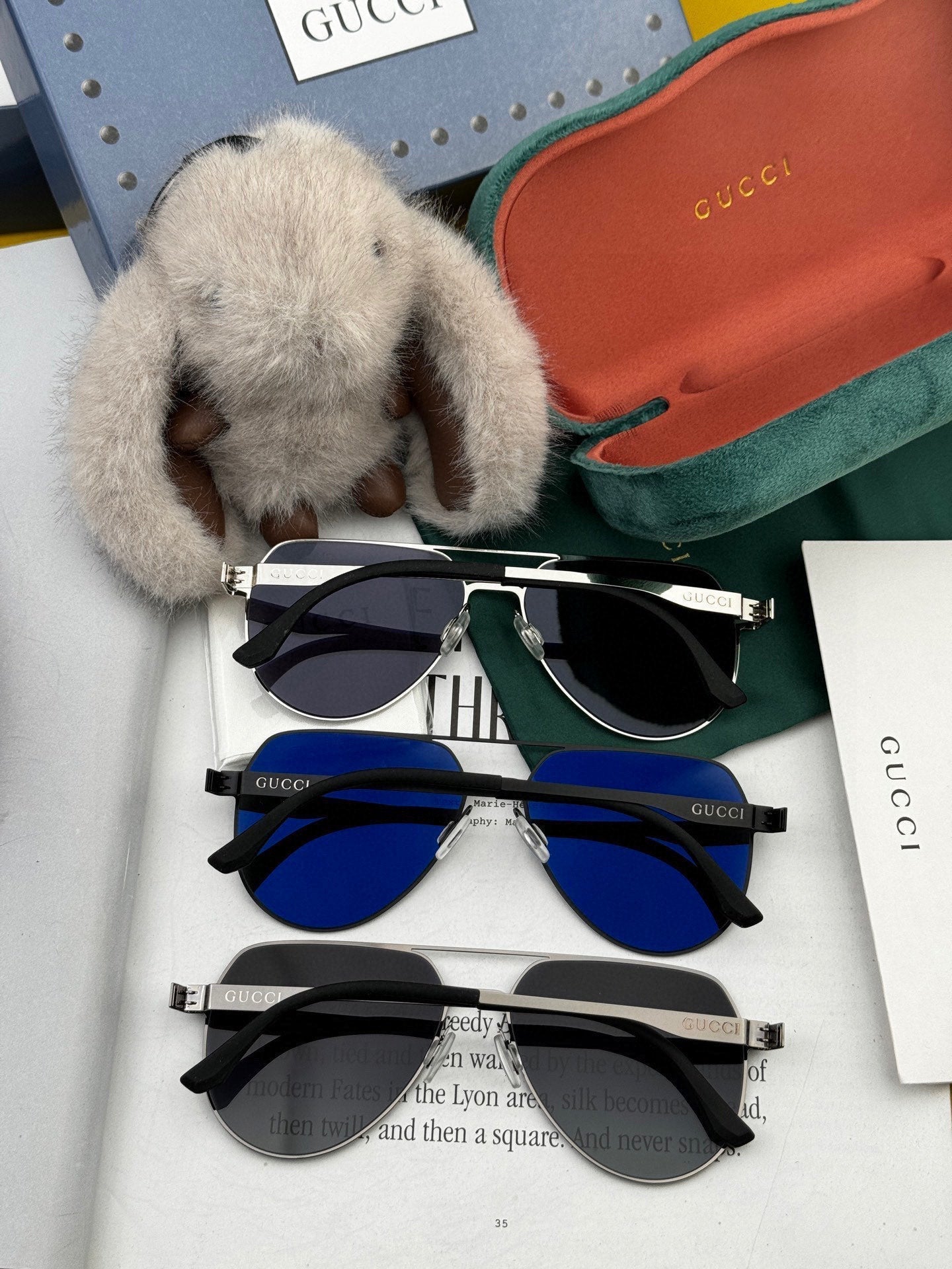 AVIATOR FRAME SUNGLASSES G41805 IN METAL