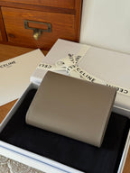 TRIOMPHE 10 CALFSKIN WALLET MODERN TAUPE