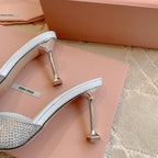 White High - Heels Diamond Sheepskin