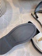 CHANEL 25S ARC DE TRIOMPHE LOAFERS IN WHITE CALFSKIN GOLD HARDWARE