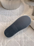 ALASKA SLIPPER IN WHITE SUEDE