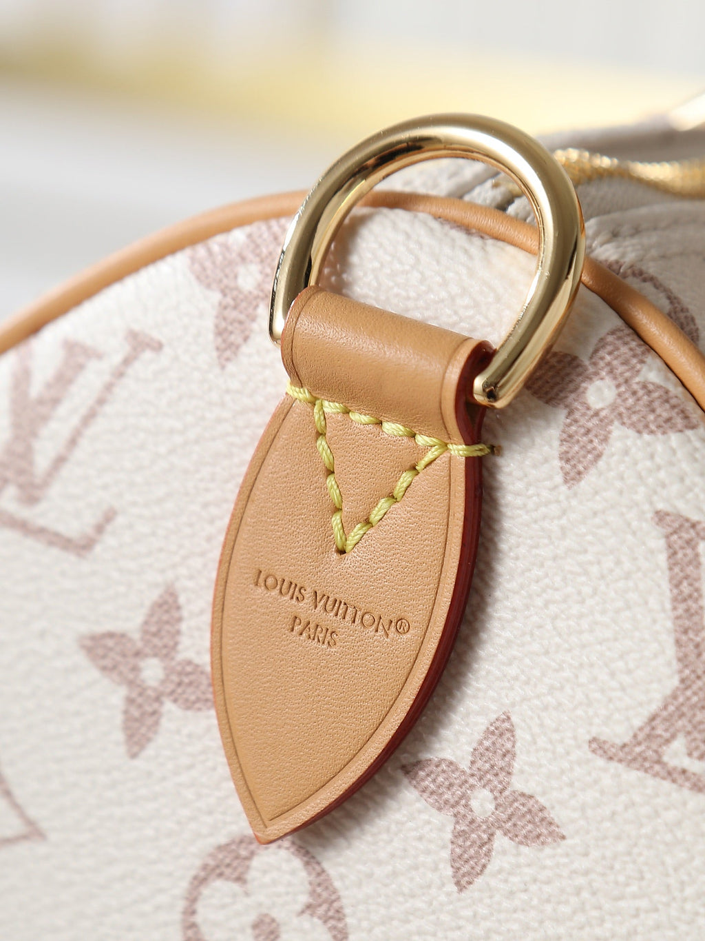 LV Speedy Soft 30 Lucky Bag 30cm Monogram Dune/Pink Canvas & Cowhide
