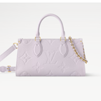 LV OnTheGo East West 25cm Pink Embossed Cowhide GHW
