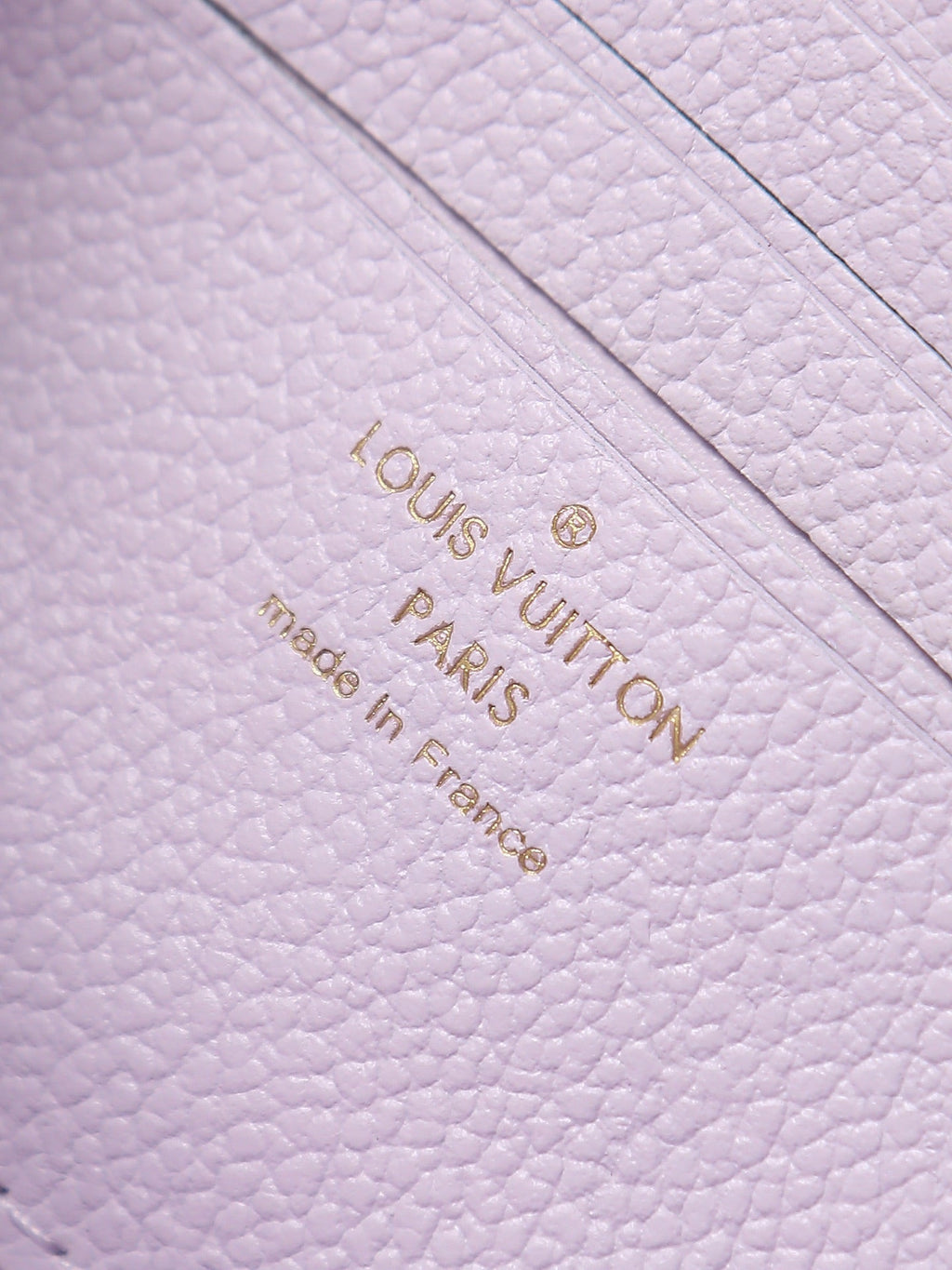 LV Wallet On Chain Ivy 23.5cm Pink Embossed Cowhide GHW