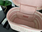 diortravel vanity 25 pink embroidery