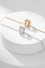 small ice cube diamond necklace