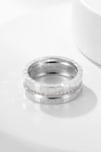 ice cube diamond large ring
