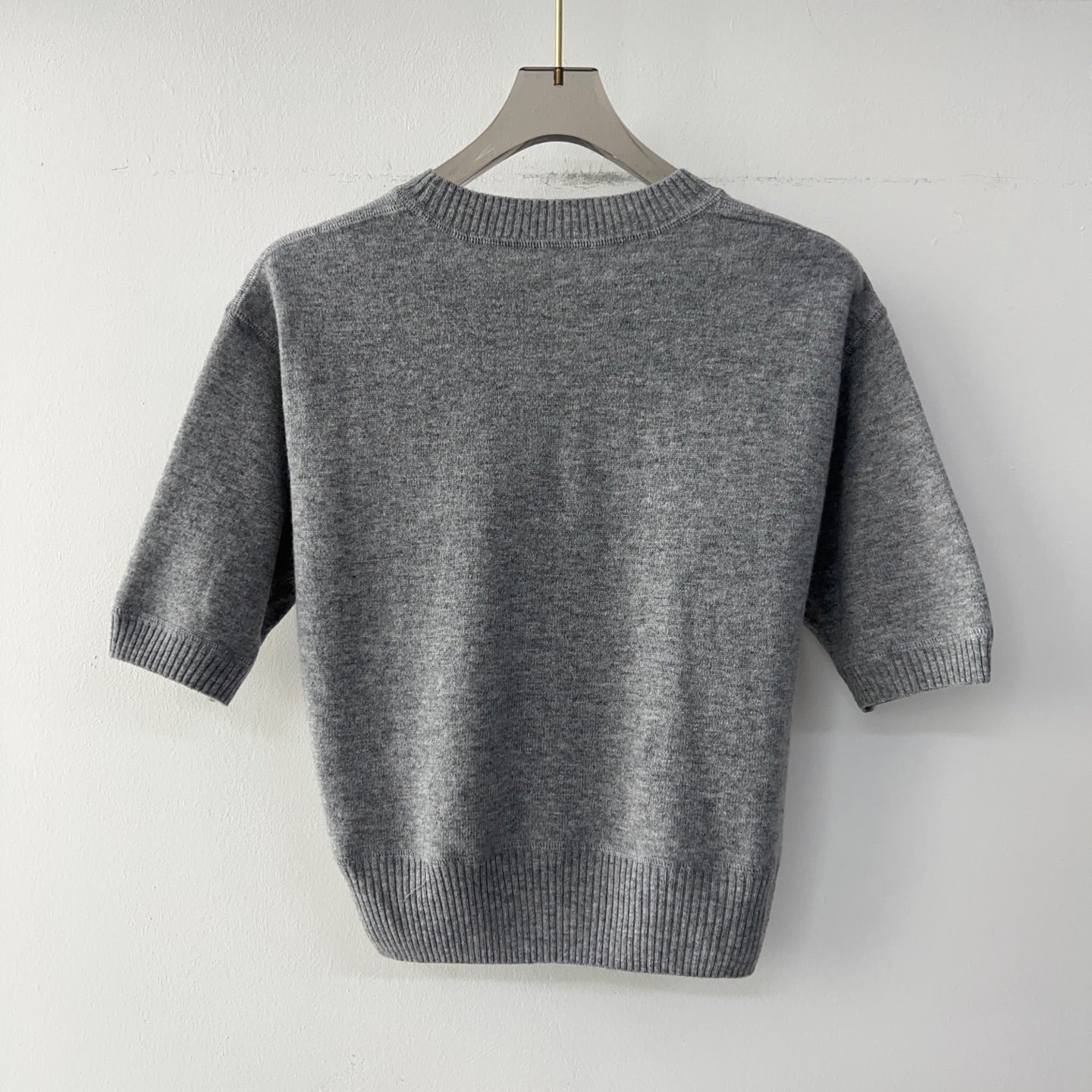 PRADA SHORT-SLEEVE KNIT TOP STYLE 79