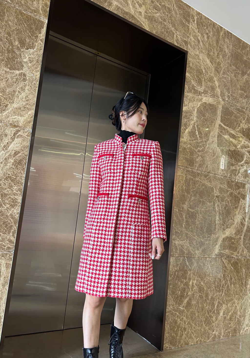 CHANEL 25S TWEED COAT 397