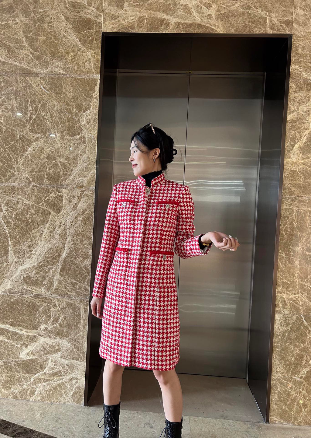 CHANEL 25S TWEED COAT 397
