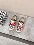 VALENTINO 25S GARAVANI X VANS SNEAKERS IN MULTICOLOR CANVAS