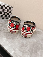 VALENTINO 25S GARAVANI X VANS SNEAKERS IN MULTICOLOR CANVAS