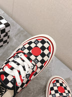 VALENTINO 25S GARAVANI X VANS SNEAKERS IN MULTICOLOR CANVAS