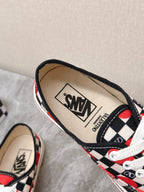 VALENTINO 25S GARAVANI X VANS SNEAKERS IN MULTICOLOR CANVAS