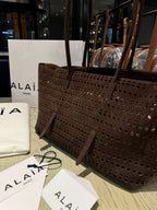 NEO MINA 32 BAG IN CHOCOLATE VIENNE SUEDE