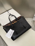 MINA 32 BAG IN BLACK VIENNA WAVE CALFSKIN