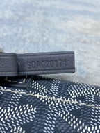 ANJOU MINI BAG 20 IN GREY GOYARDINE CANVAS AND CALFSKIN