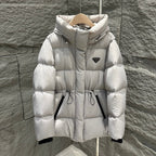 PRADA 25S MEDIUM-LENGTH GOOSE DOWN COAT 228