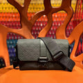 LV S-Cape Messenger Bag 28cm Black Taurillon Monogram leather