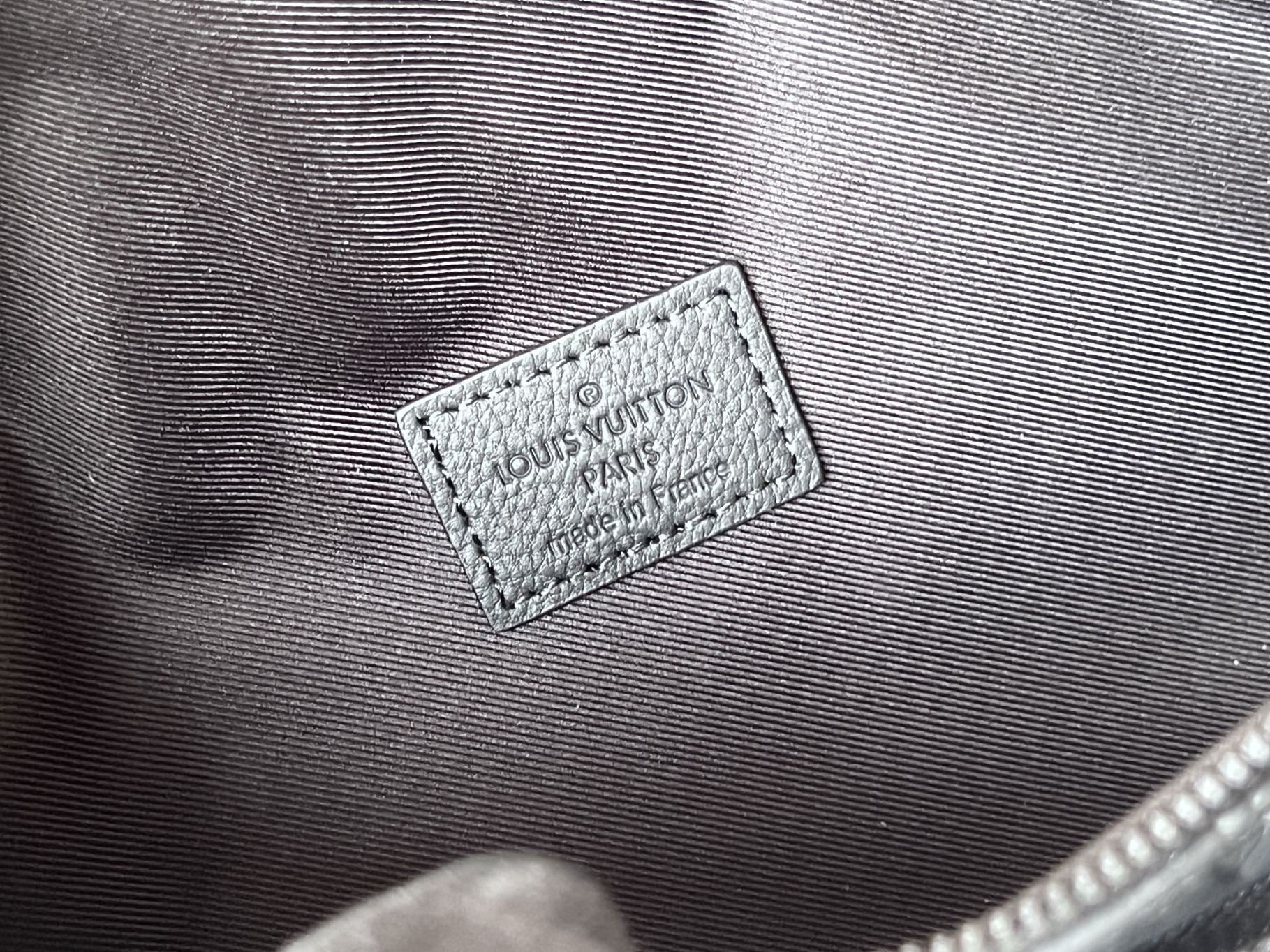 LV Rush Bumbag Black Monogram Shadow calfskin