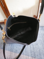 MEDIUM CAMILLE 16 SOFT BAG 36 BLACK IN SMOOTH CALFSKIN