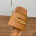 DIOR 25S HIGH-HEEL SANDALS 40 MM IN LIGHT BROWN CALFSKIN
